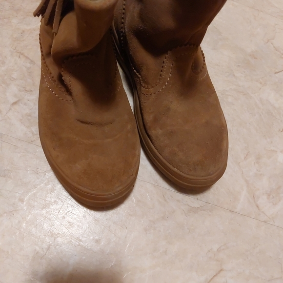 Crocs LodgePoint suede pull on boots size 6W - Picture 8 of 9